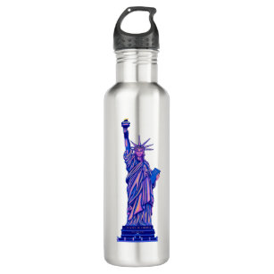 Statue of Liberty-New York City-4th of July- Stainless Steel Water Bottle