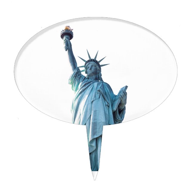 Statue of Liberty New York City Cake Topper (Front)