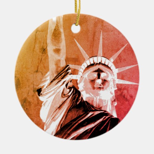 Statue of Liberty New York City Ceramic Ornament