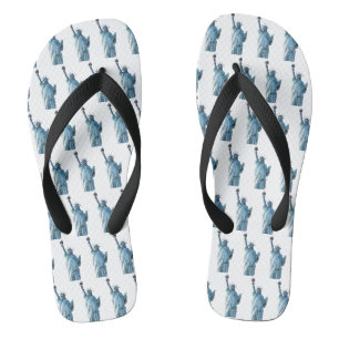Statue of Liberty New York City Flip Flops