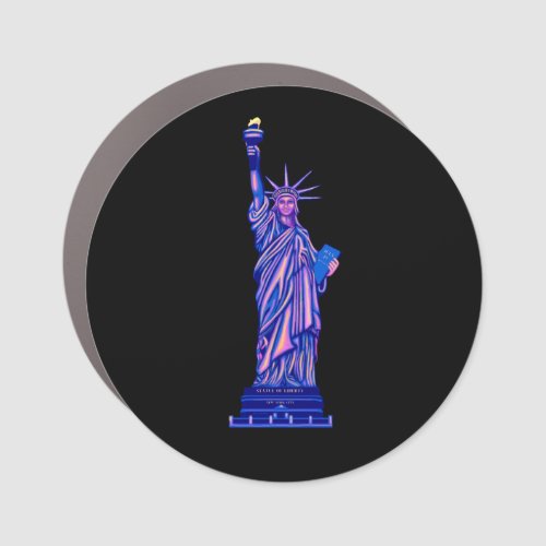 Statue of Liberty_New York City_Landmark_ Car Magnet