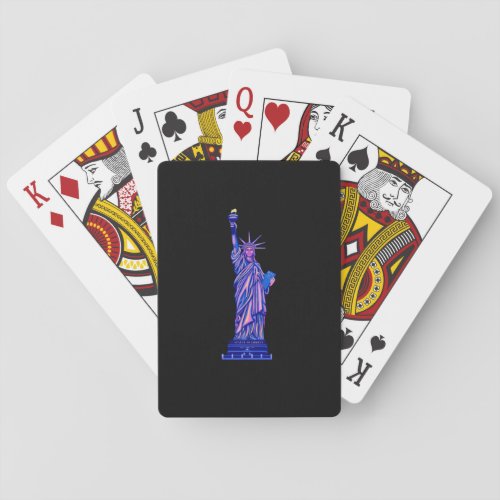 Statue of Liberty_New York City_Landmark_ Poker Cards