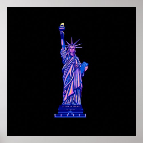 Statue of Liberty_New York City_Landmark Poster