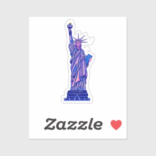 Statue of Liberty_New York City_Landmark_ Sticker