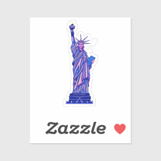 Statue of Liberty-New York City-Landmark- Sticker (Sheet)