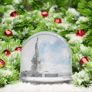 Statue of Liberty New York City – Manhattan Snow Globe