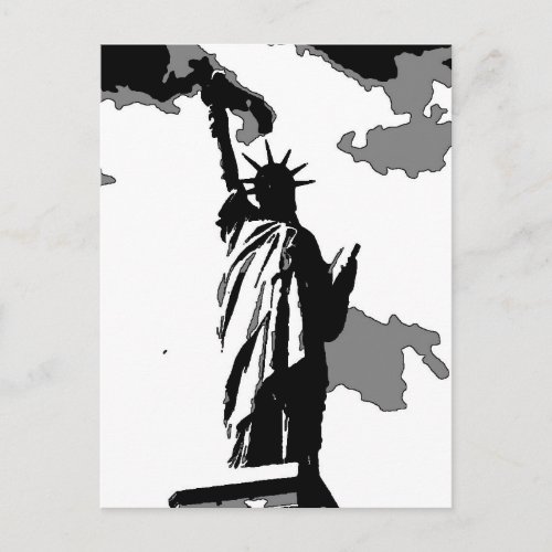 Statue of Liberty New York City Postcard