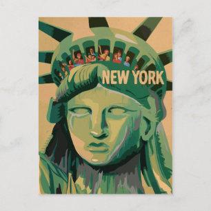 Statue of Liberty  - New York City Postcard