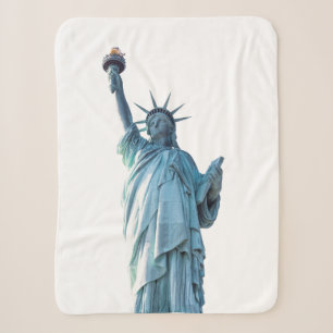 Statue of Liberty New York City Sherpa Blanket