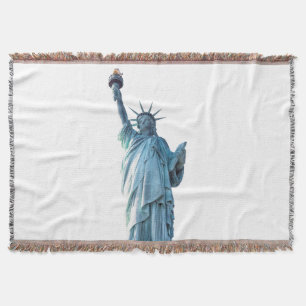 Statue of Liberty New York City Throw Blanket