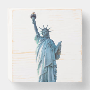 Statue of Liberty New York City Wooden Box Sign