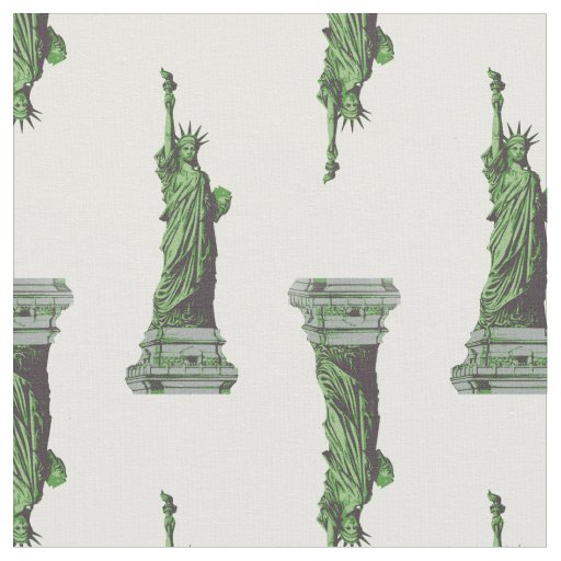 statue of liberty new york fabric