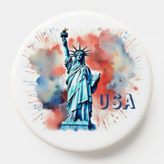 Statue Of Liberty New York Flame PopSocket