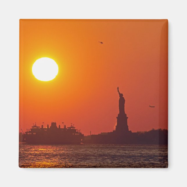 Statue of Liberty, New York Harbor, NY, USA, Magnet (Front)