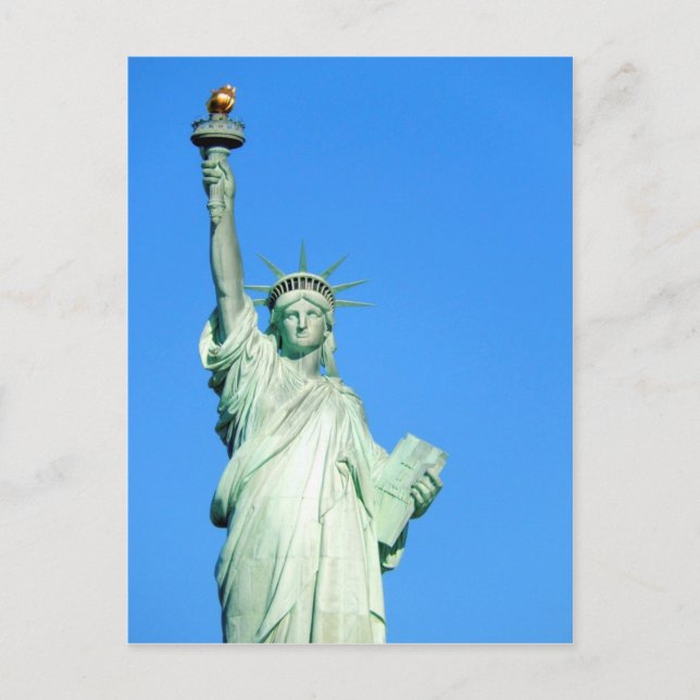 Statue of Liberty New York Photo Postcard (Front)