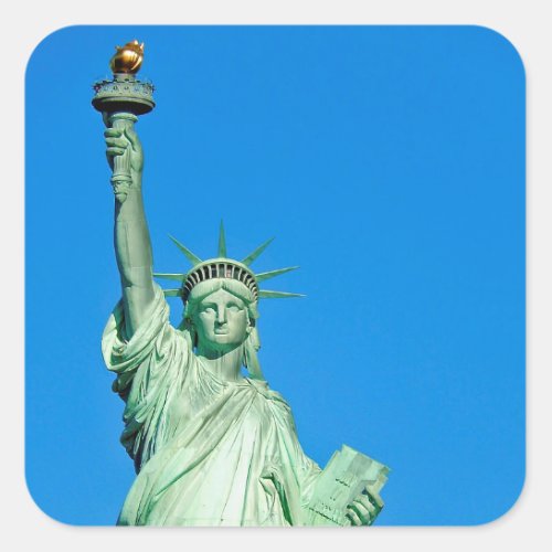 Statue of Liberty New York Photo Square Sticker