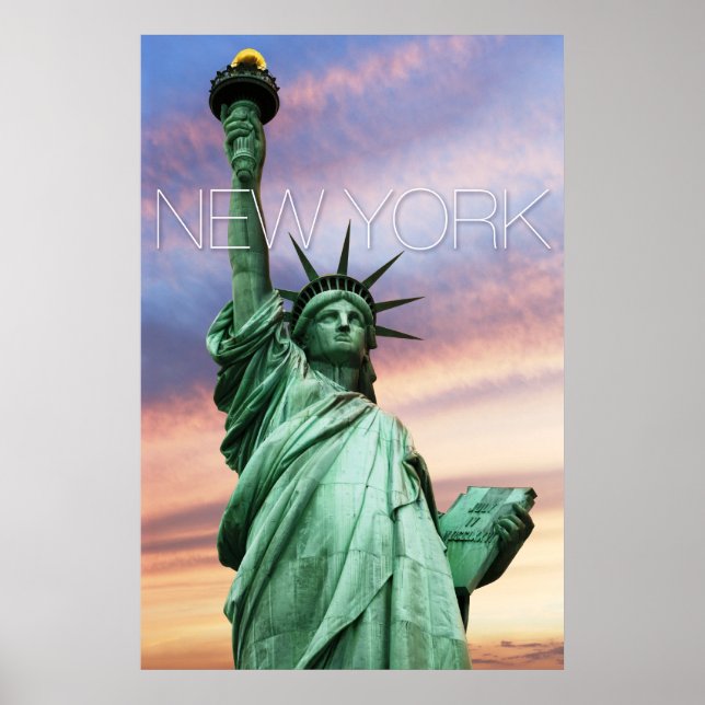 statue of liberty new york poster (Front)