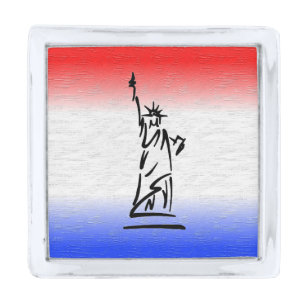 Statue of Liberty New York Silver Finish Lapel Pin