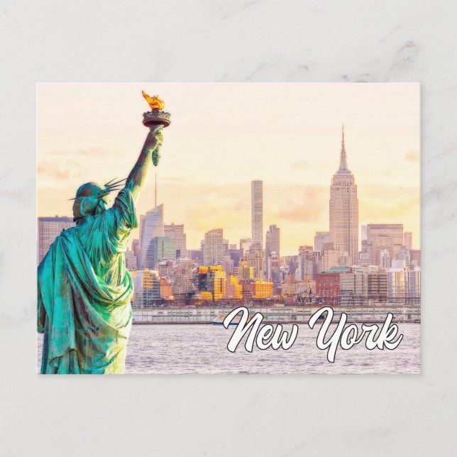 Statue Of Liberty, New York, United States Postcard (Front)