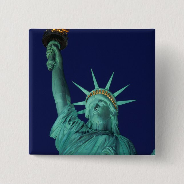 Statue of Liberty, New York, USA 5 Pinback Button (Front)