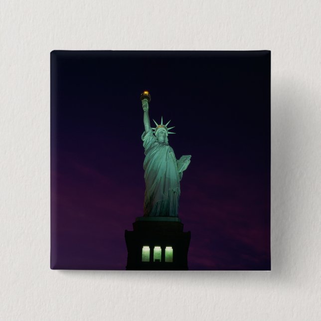 Statue of Liberty, New York, USA 7 Pinback Button (Front)
