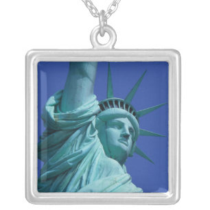 Statue of Liberty, New York, USA 8 Silver Plated Necklace