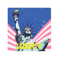 statue of liberty pop art