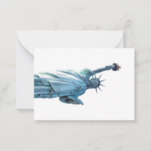 Statue of liberty note card