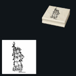 Statue of Liberty NYC Christmas Hanukkah Lights Rubber Stamp<br><div class="desc">Rubber stamp features an original illustration of New York City's Statue of Liberty,  wrapped in holiday lights. Great for Christmas or Hanukkah.

Don't see what you're looking for? Need help with customization? Contact Rebecca to have something designed just for you.</div>