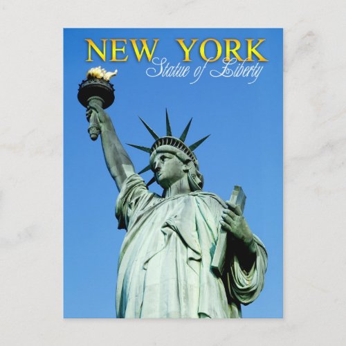 Statue of Liberty NYC Postcard