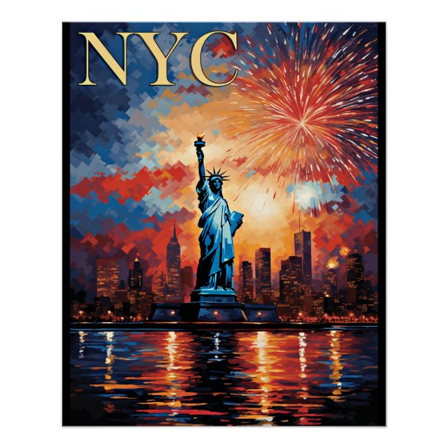 Statue of Liberty, NYC, Poster (Front)
