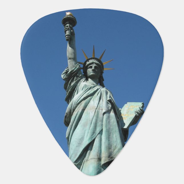 Statue of Liberty, Odaiba, Tokyo, Japan Guitar Pick (Front)