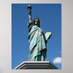 Statue of Liberty, Odaiba, Tokyo, Japan Poster