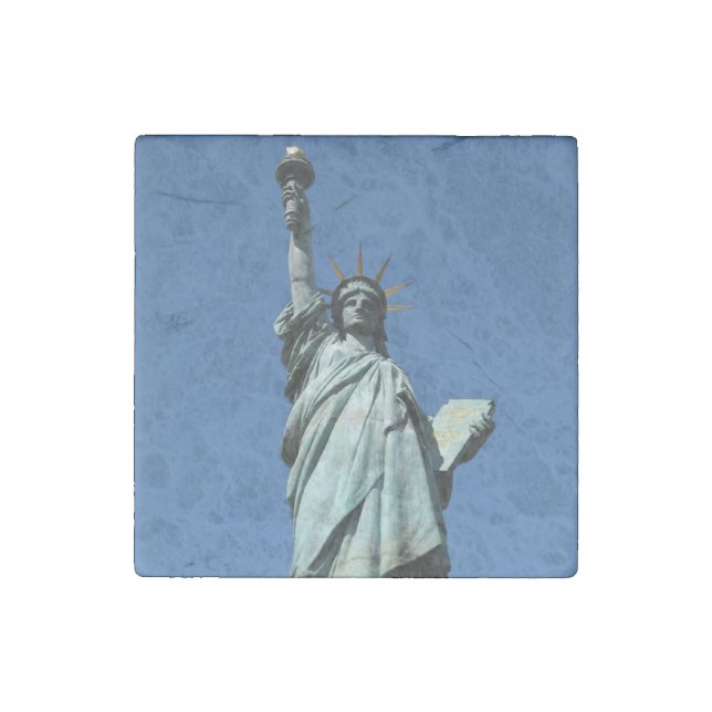 Statue of Liberty, Odaiba, Tokyo, Japan Stone Magnet (Front)