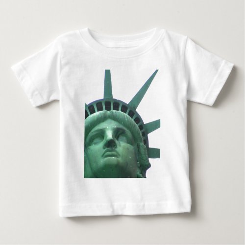 Statue of Liberty Oil Effect Baby T_Shirt