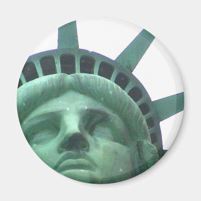 Statue of Liberty Oil Effect Magnet (Front)