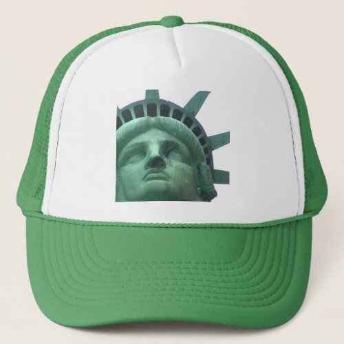 Statue of Liberty Oil Effect Trucker Hat