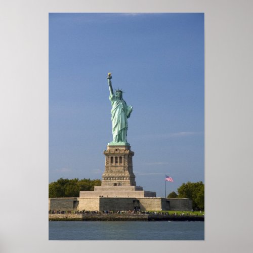 Statue of Liberty on Liberty Island in New Poster