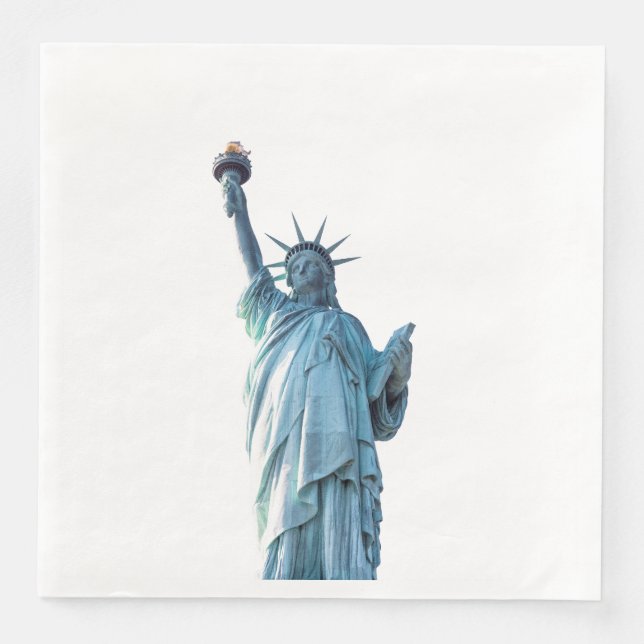 Statue of liberty  paper dinner napkins (Front)