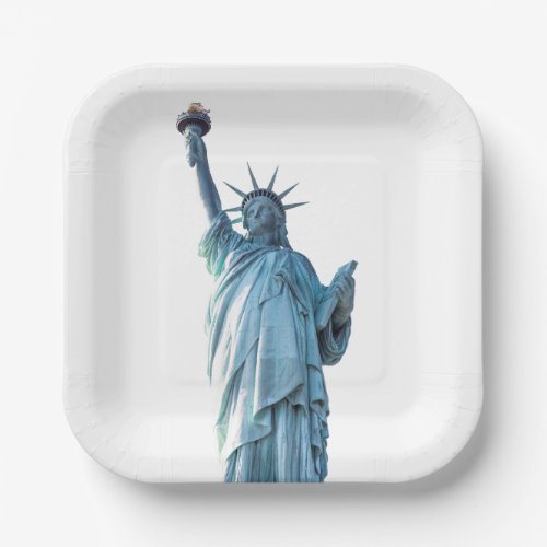 Statue of liberty  paper plates
