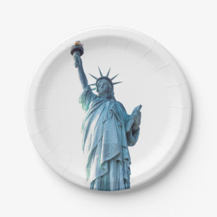 Statue of liberty  paper plates