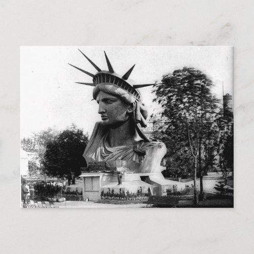 Statue of Liberty Paris France Postcard