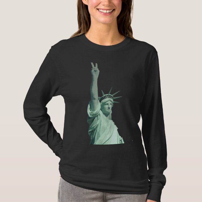 Statue of Liberty Peace T-Shirt (Front)