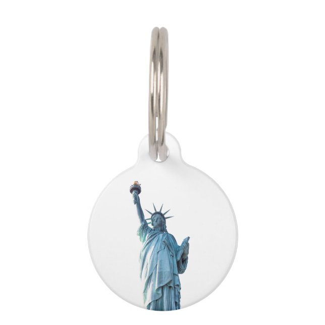 Statue of liberty  pet ID tag (Front)