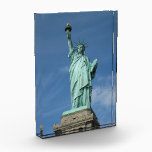 Statue of liberty photo acrylic award<br><div class="desc">A stunning photograph of the Statue of Liberty,  framed against a clear blue sky,  captures the iconic symbol of freedom in all her majestic glory.</div>