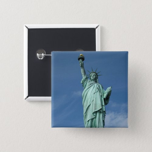 Statue of liberty photo button