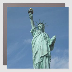 Statue of liberty photo car magnet