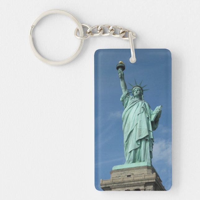 Statue of liberty photo keychain (Front)