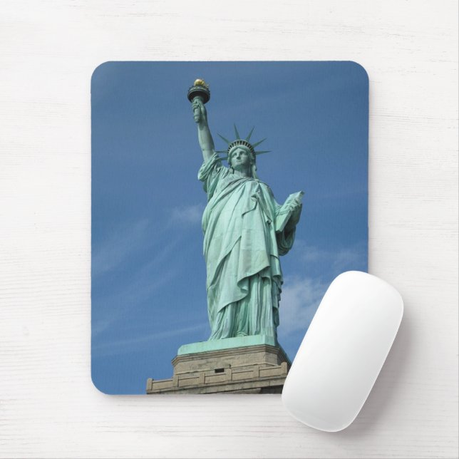 Statue of liberty photo mouse pad (With Mouse)
