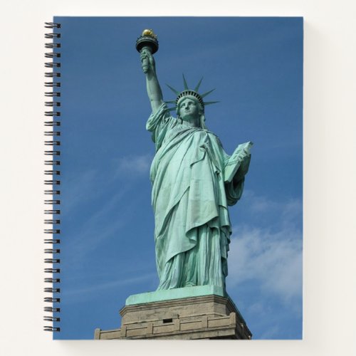 Statue of liberty photo notebook